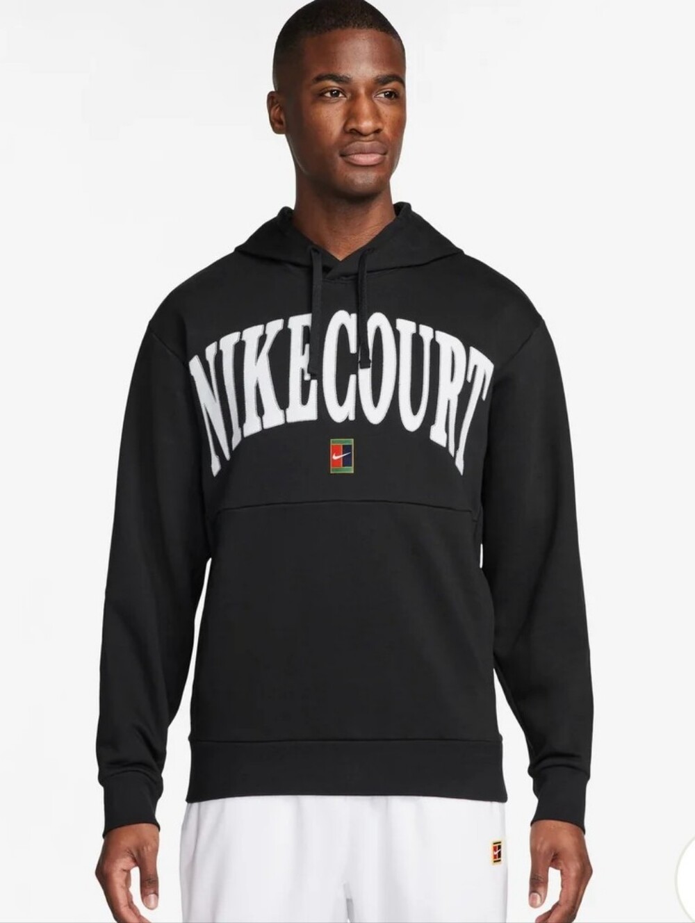 Nike Court Heritage Dri-FIT Hoodie ~ Black FQ2093-010 | Men's: M *NWT